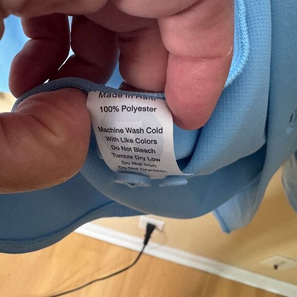 Twillory Shirt Mens 2XL Sky Blue Button Down Athletic Athleisure Performance - Picture 4 of 8